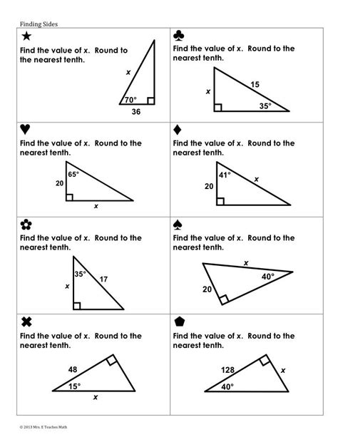 Inverse trigonometric functions review. . Which trig ratio to use worksheet